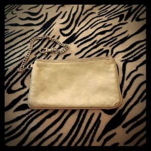 Michael Kors gold leather bag